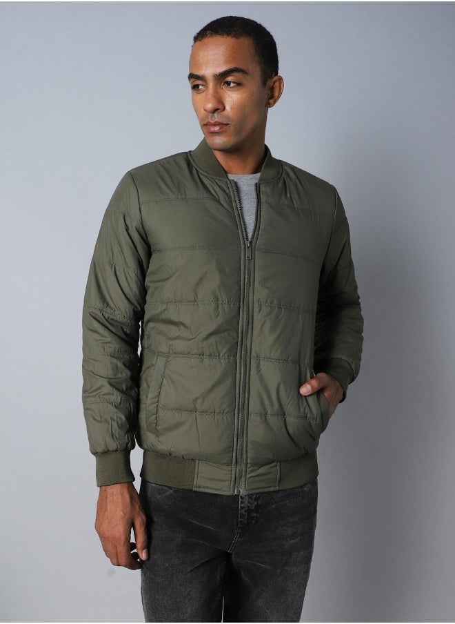 Men Olive Jackets