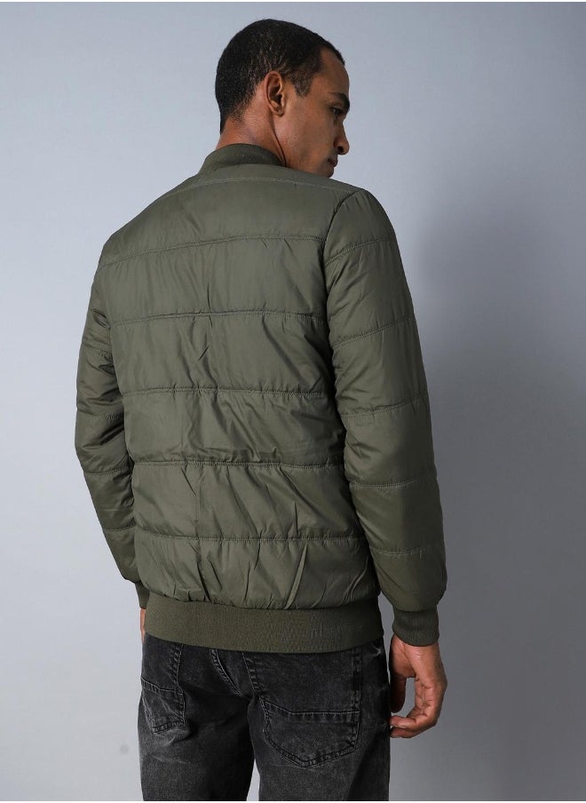 Men Olive Jackets