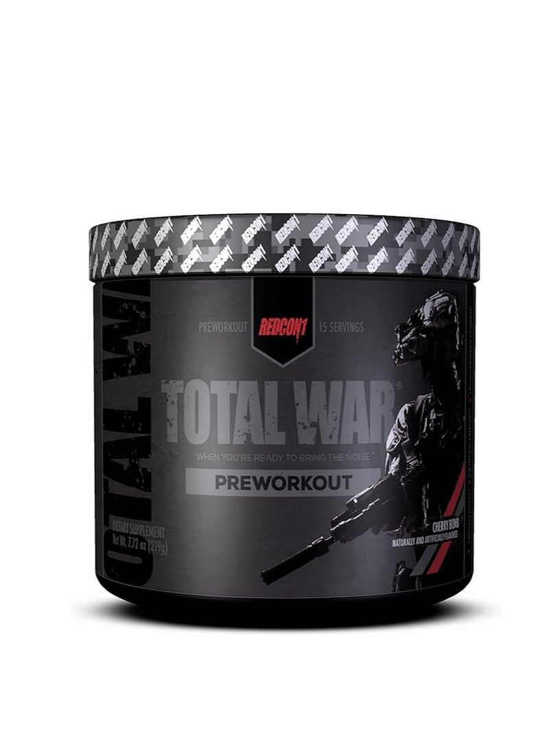 Total War PreWorkout Cherry Bomb 7.72oz 219g