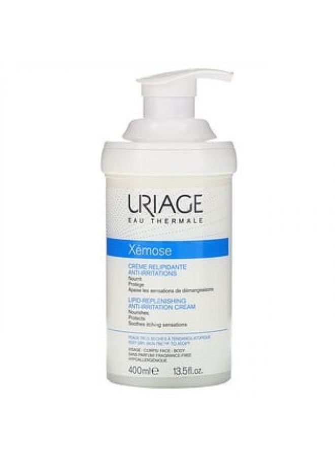 Uriage Xemose LipidReplenishing AntiIrritation Cream FragranceFree 13.5 fl oz 400 ml