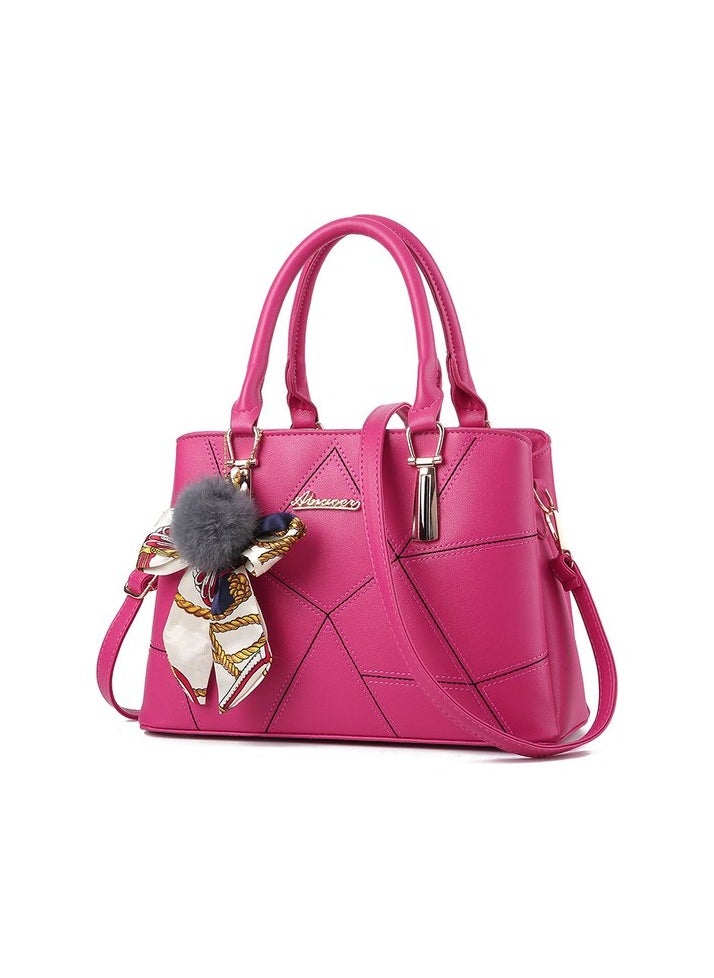 Women's Bag 2023 Fashion New Ladies Fashion Bag trend One shoulder Messenger Colour:Red rose