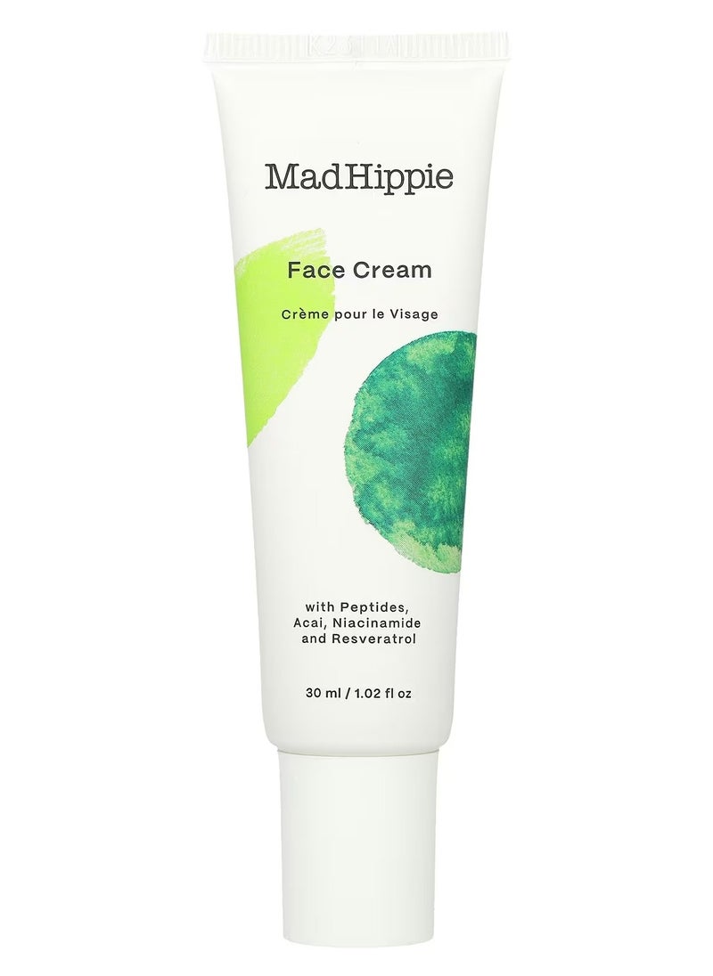 Mad Hippie Face Cream with Anti-Wrinkle Peptide Complex 1 oz