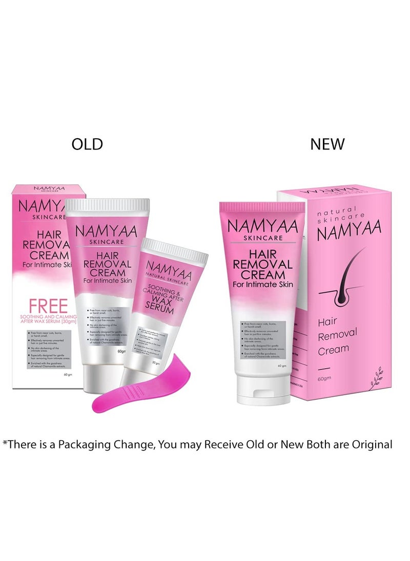 Namyaa Hair Removal Cream for Intimate Skin Pack of 2