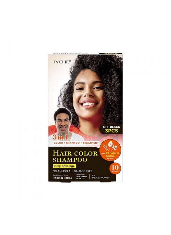 Hair Color Shampoo (Off Black)