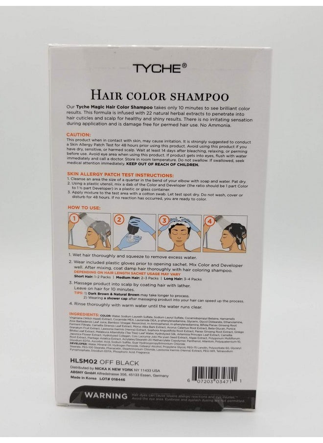 Hair Color Shampoo (Off Black)