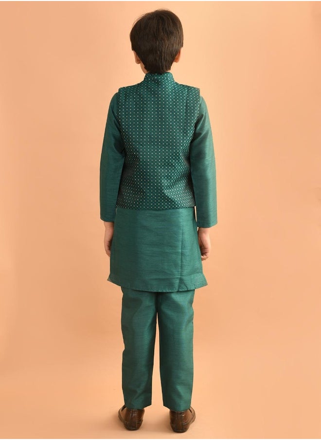 Kurta Pajama Set with Nehru Jacket