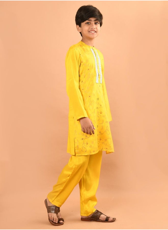 Embellished Dhoti Kurta Set