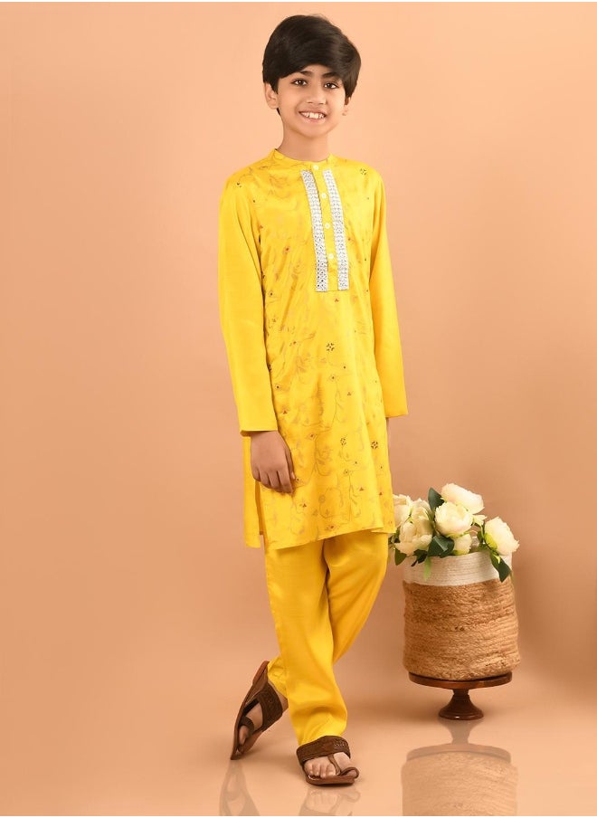 Embellished Dhoti Kurta Set