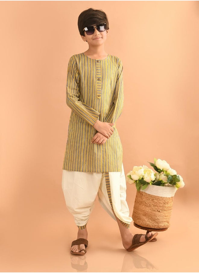 Printed Dhoti Kurta Set