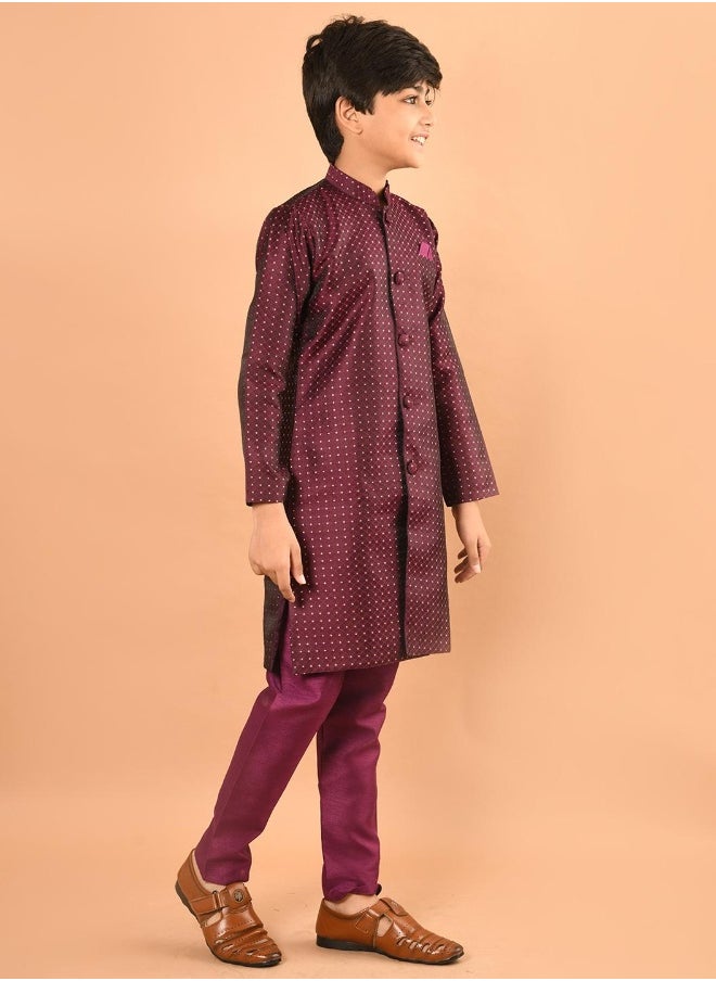 Embossed Kurta Pajama Set