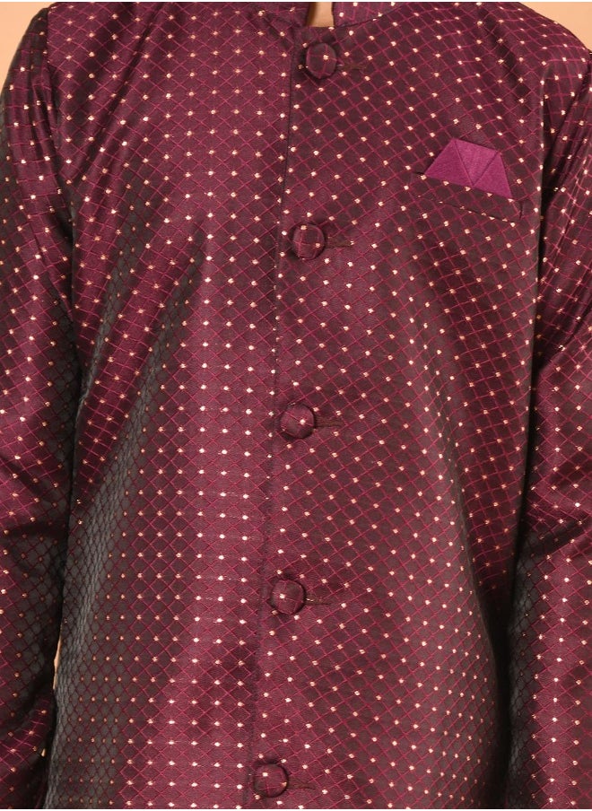 Embossed Kurta Pajama Set