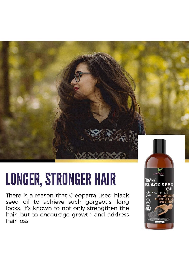 Luxura Sciences Black Seed Oil, Kalonji Oil For Hair, Cold Pressed : 250 ML.