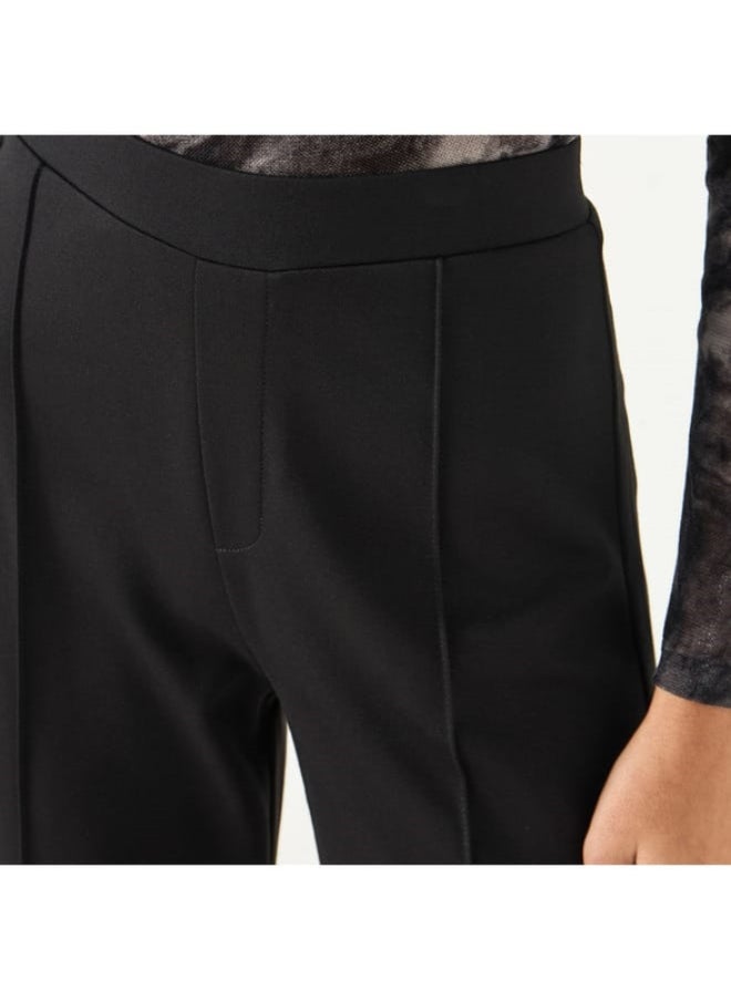 2Xtremz Flared Leggings with Pintuck Detail and Elasticated Waistband