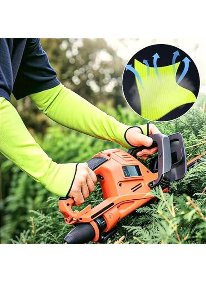 Arm Guards for Biting | Cut Resistant Arm Sleeves | Protective Gear Thumb | for Gardening, Farming | Breathable for Yard