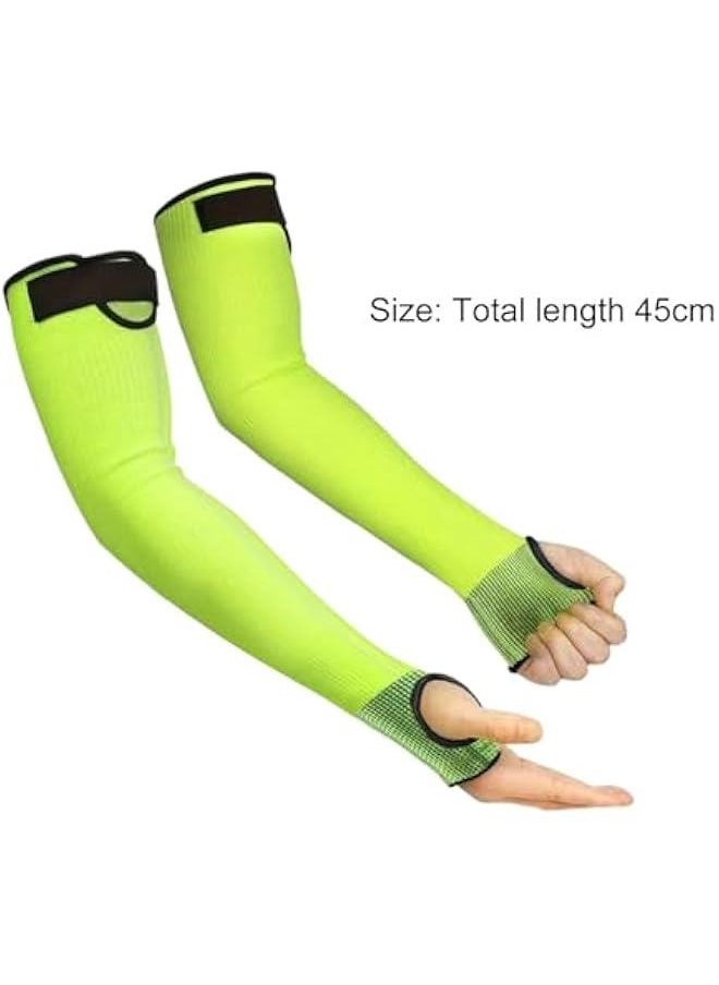 Arm Guards for Biting | Cut Resistant Arm Sleeves | Protective Gear Thumb | for Gardening, Farming | Breathable for Yard