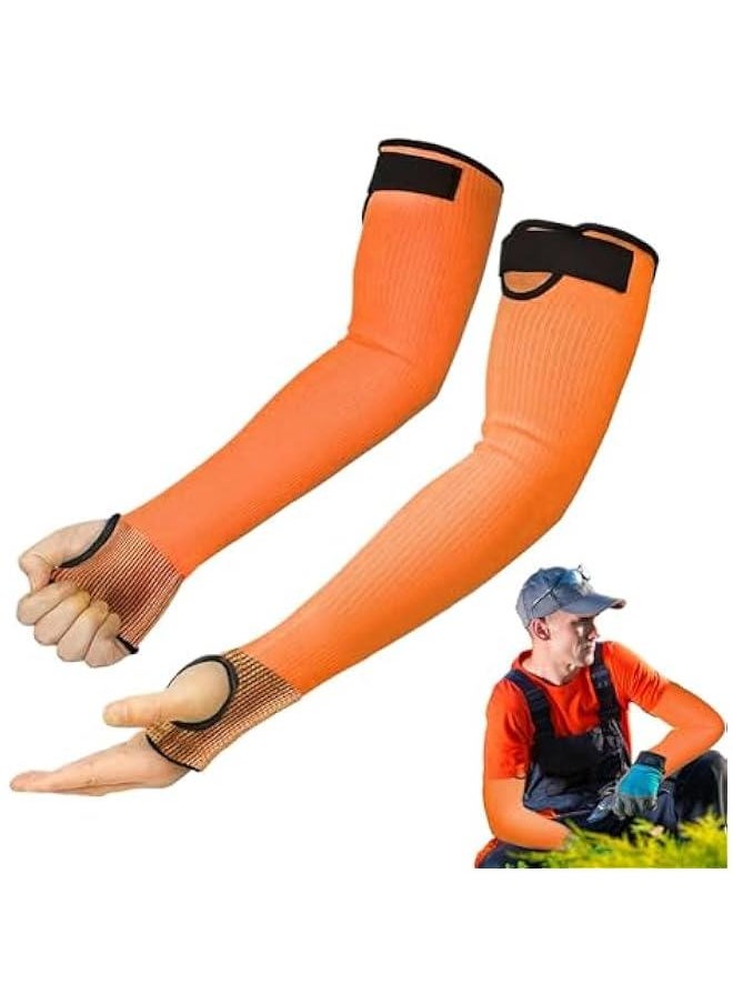 Arm Guards for Biting | Cut Resistant Arm Sleeves | Protective Gear Thumb | for Gardening, Farming | Breathable for Yard