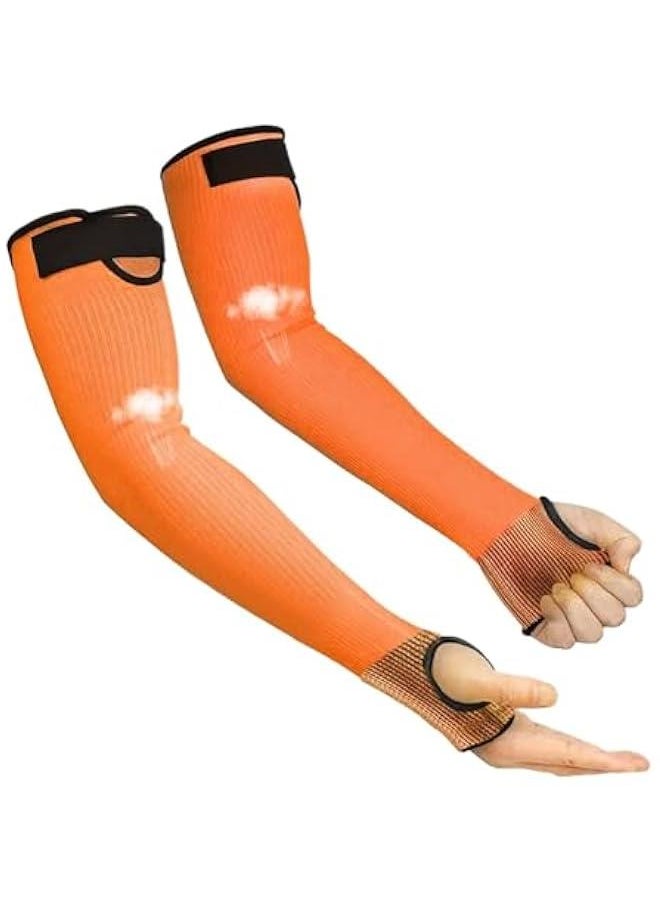 Arm Guards for Biting | Cut Resistant Arm Sleeves | Protective Gear Thumb | for Gardening, Farming | Breathable for Yard