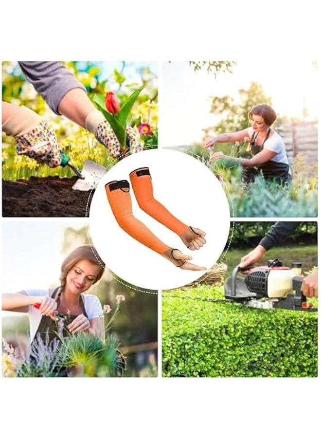 Arm Guards for Biting | Cut Resistant Arm Sleeves | Protective Gear Thumb | for Gardening, Farming | Breathable for Yard