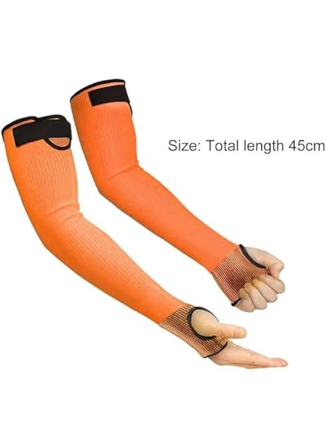 Arm Guards for Biting | Cut Resistant Arm Sleeves | Protective Gear Thumb | for Gardening, Farming | Breathable for Yard