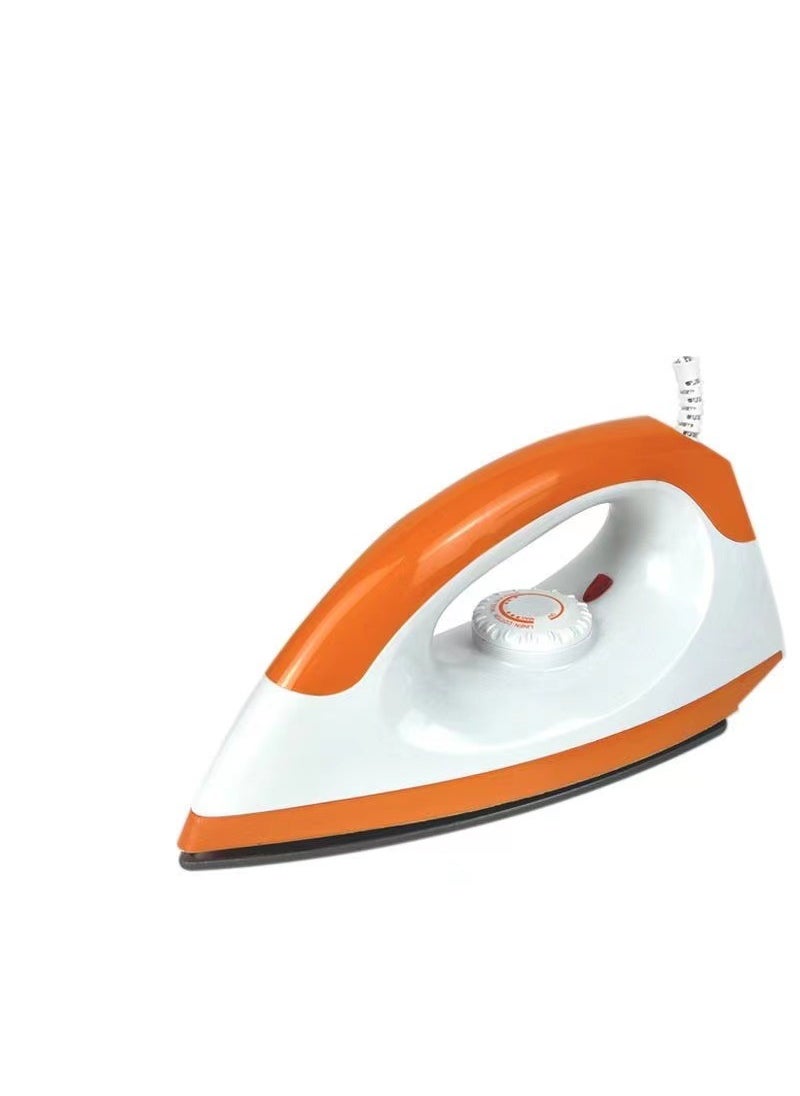 Adjustable Dry Iron No-Water Smooth Plate orange