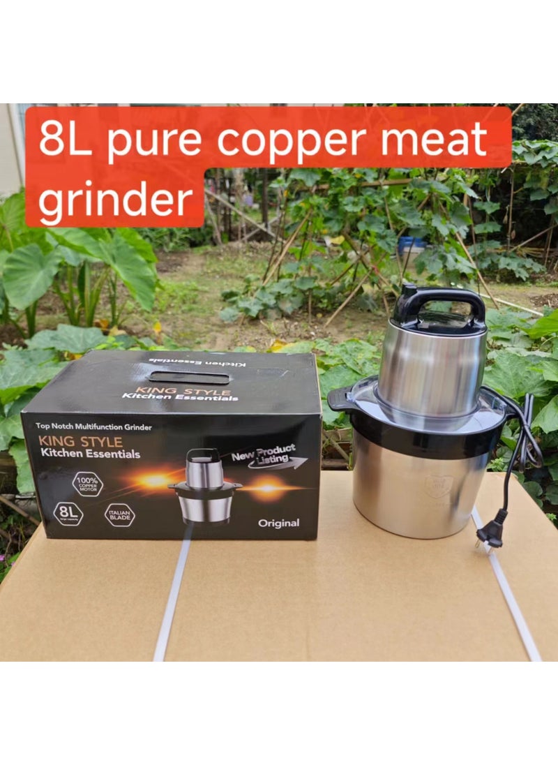 12L Multifunctional Meat Grinder Kitchen Mixer European 8-liter meat grinder-{pure copper motor}