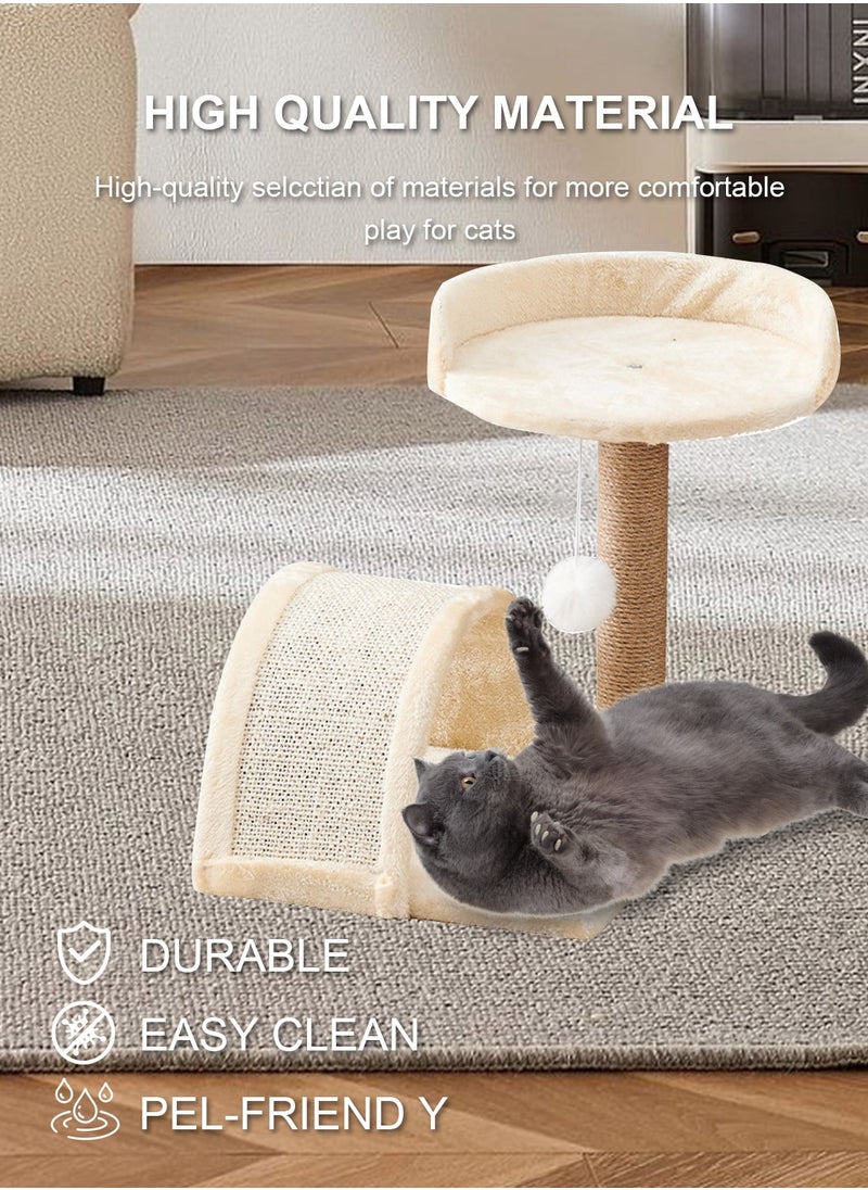 Cat Climbing Frame Toys With Cat Scratching Posts Cat Tunnel Pet Toys 35*35*45cm