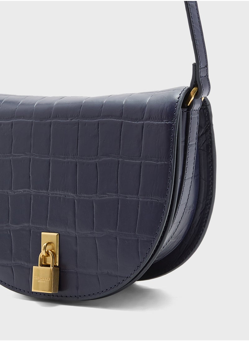 Sohho Padlock Detail Saddle Bag