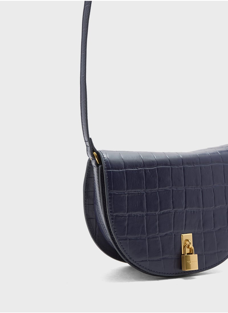 Sohho Padlock Detail Saddle Bag