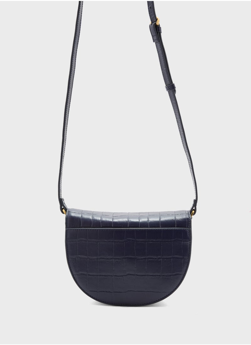 Sohho Padlock Detail Saddle Bag