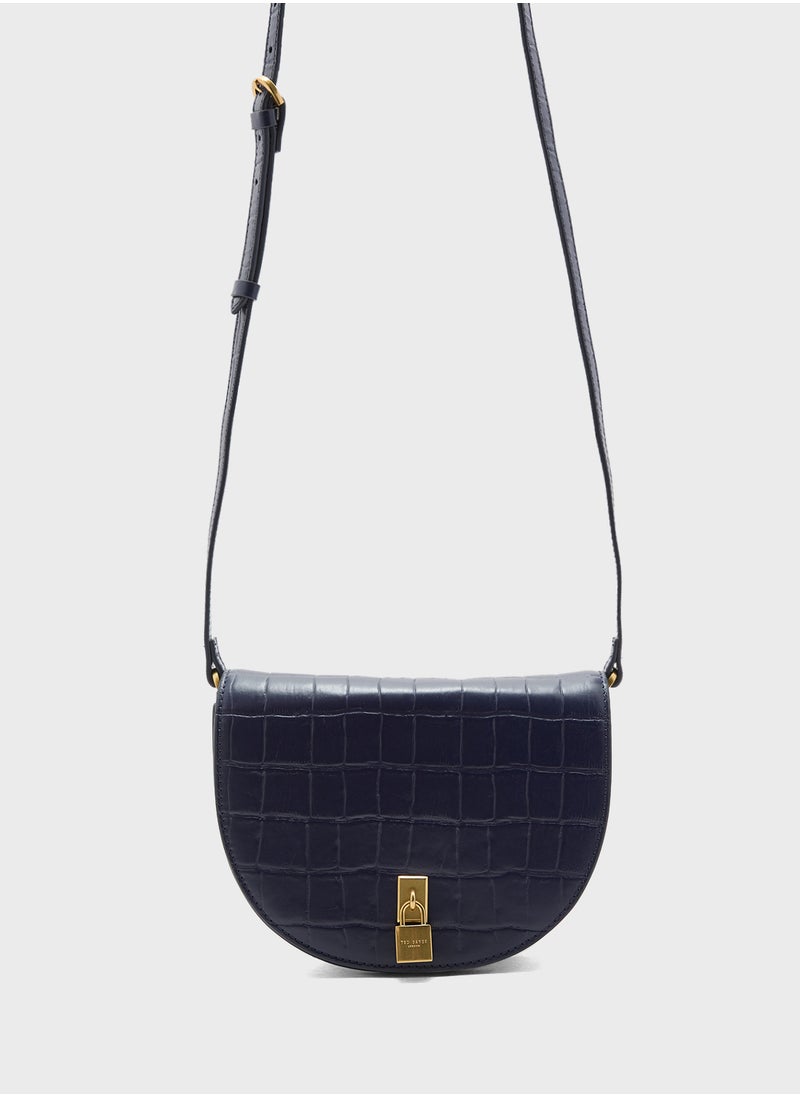 Sohho Padlock Detail Saddle Bag