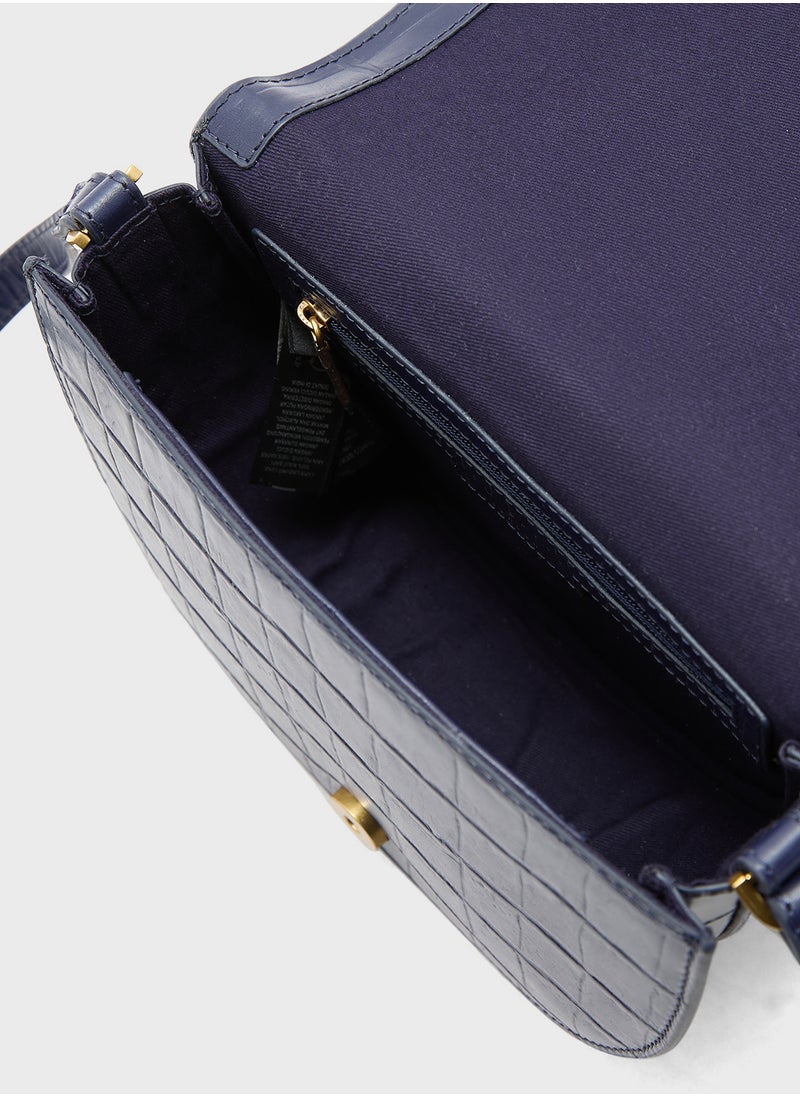 Sohho Padlock Detail Saddle Bag
