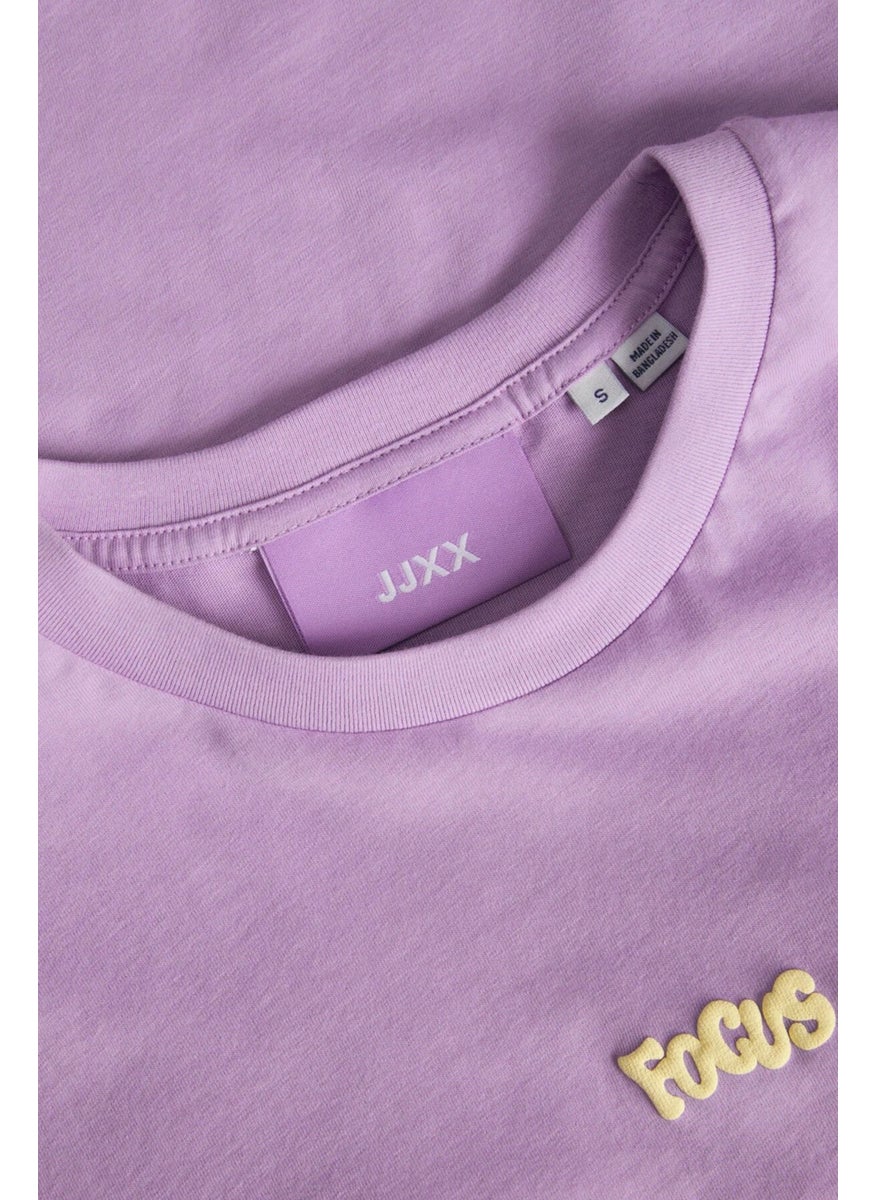 Jxpriya Women Purple T-Shirt 12251997-LILACBREEZE