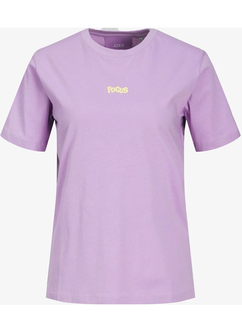 Jxpriya Women Purple T-Shirt 12251997-LILACBREEZE