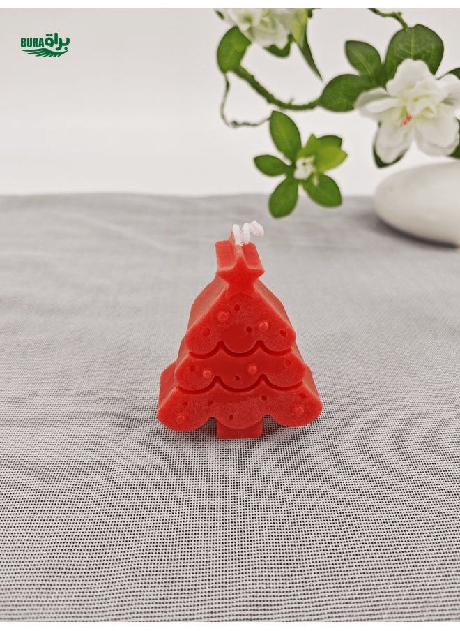 1pc Christmas Tree Candle Holder, Ins Style Creative Atmosphere Decoration For Party