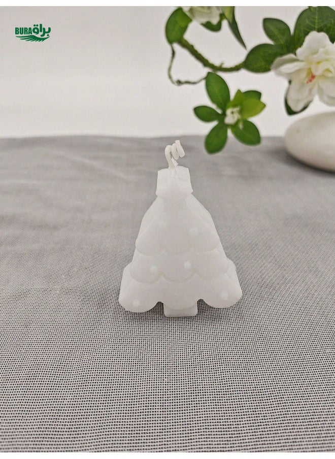 1pc Christmas Tree Candle Holder, Ins Style Creative Atmosphere Decoration For Party