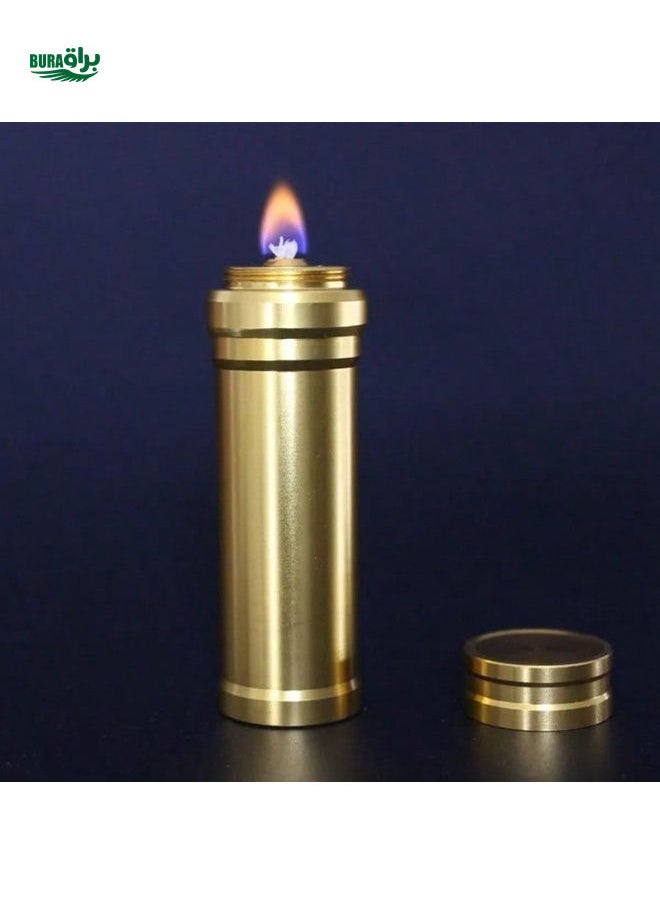 1PC Long Metal Alcohol Lamp Sealed Leak Proof Portable Manual Disinfection Experiment With Wick UCO Lamp Accessories