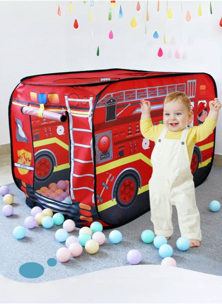 Kids Play Tent Fire Truck, Gifts for Children