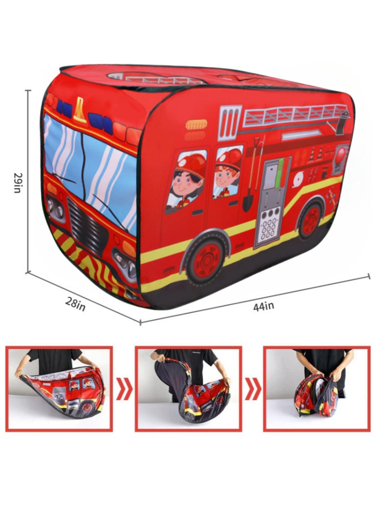 Kids Play Tent Fire Truck, Gifts for Children