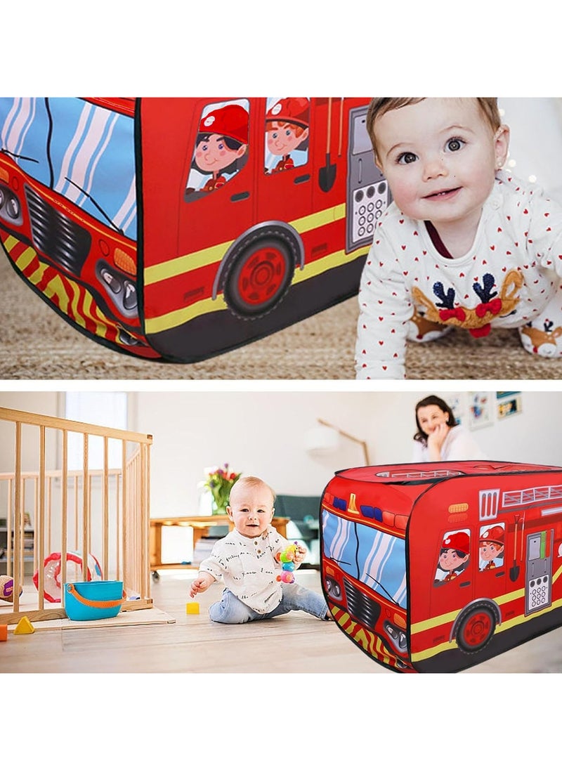 Kids Play Tent Fire Truck, Gifts for Children