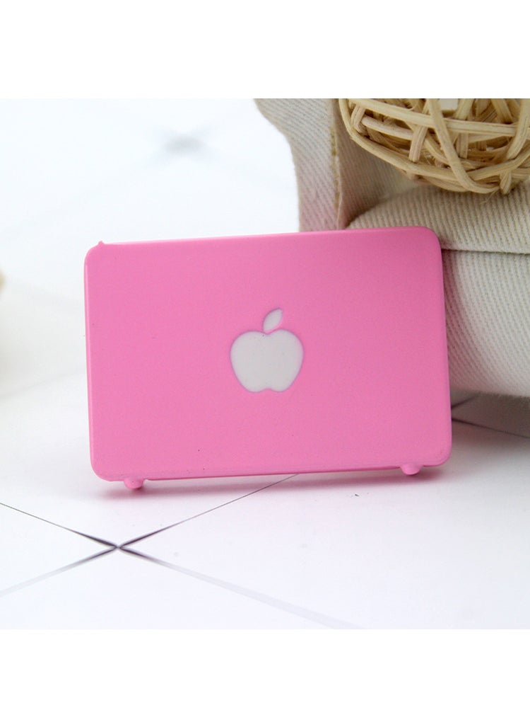 1 x 5 pcs Miniature Dollhouse Apple Computer Toy C-pink