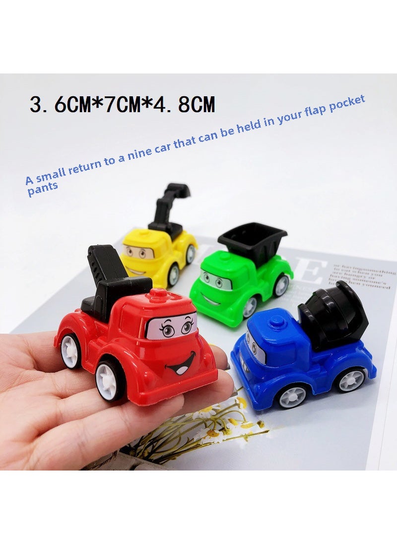 1 x 5 pcs Mini Pull-Back Toy Cars for Kids Medium engineering vehicle