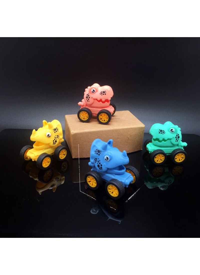 1 x 5 pcs Mini Pull-Back Toy Cars for Kids Dinosaur back car