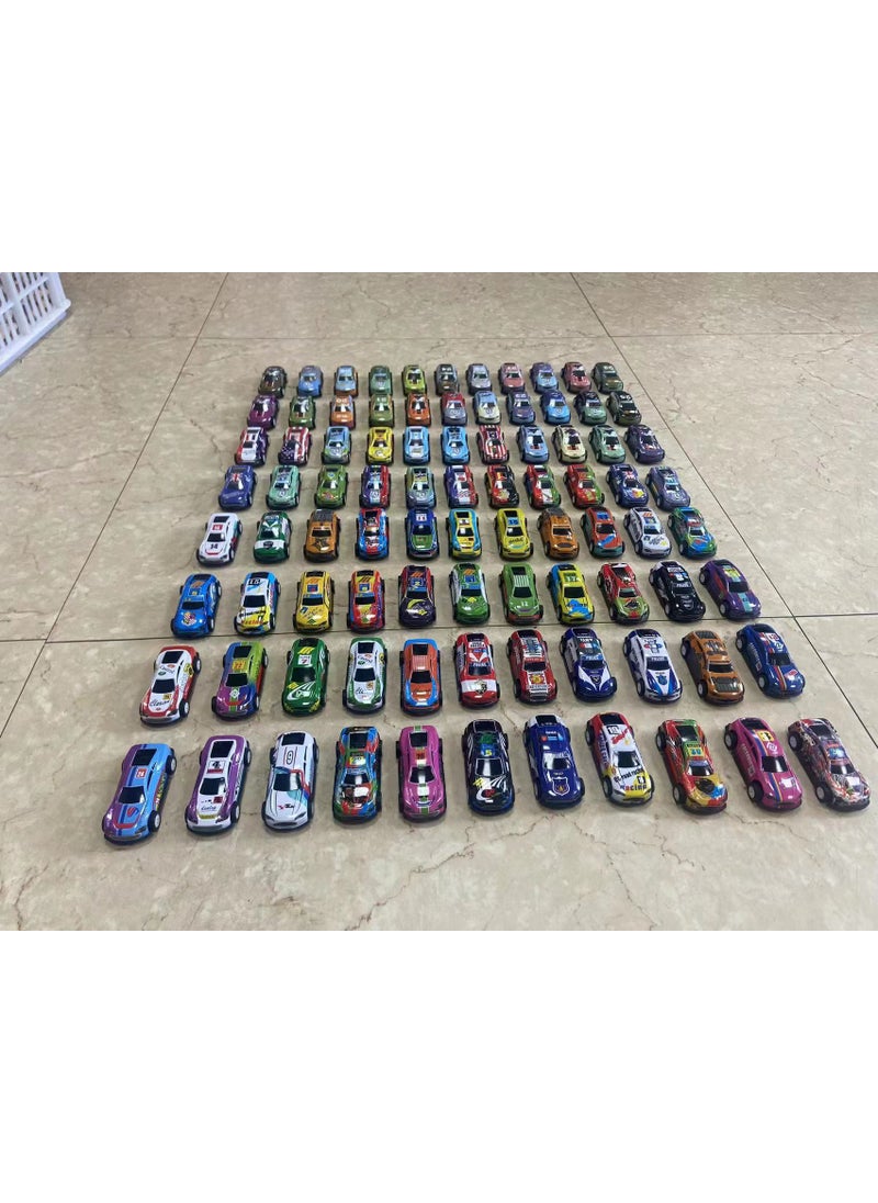 1 x 5 pcs Mini Pull-Back Toy Cars for Kids [6.8CM] metal back force car-color random