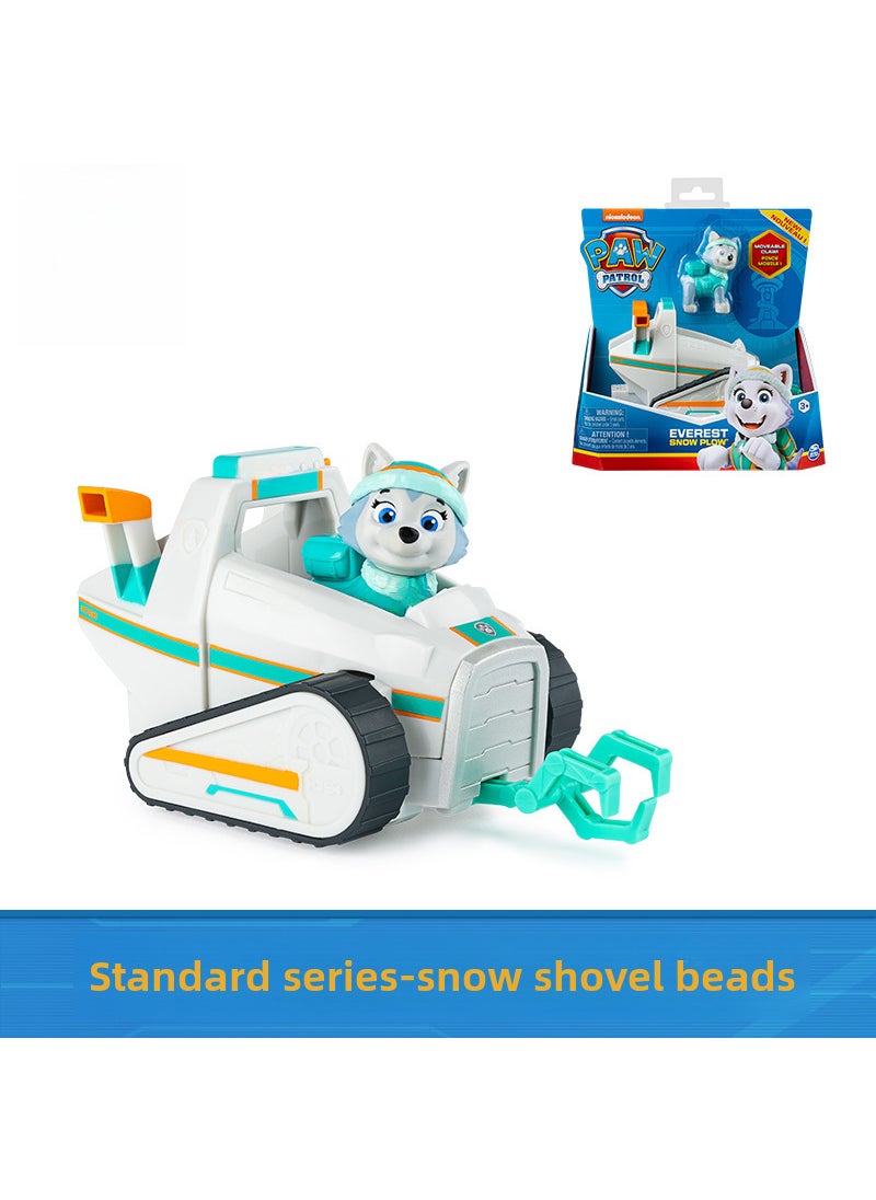 1 x 5 pcs Authentic Paw Patrol Toy Rescue Vehicle Set for Kids Snow car beads-16775 standard model