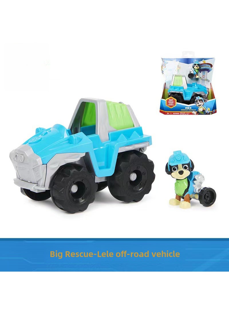 1 x 5 pcs Authentic Paw Patrol Toy Rescue Vehicle Set for Kids Off-road vehicle Lele-16775 standard model