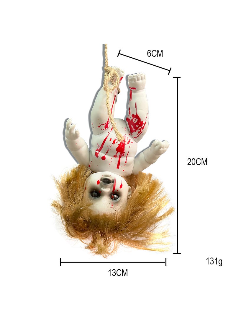 1 x 5 pcs Halloween Christmas Spooky Prop Decor Doll Small girl