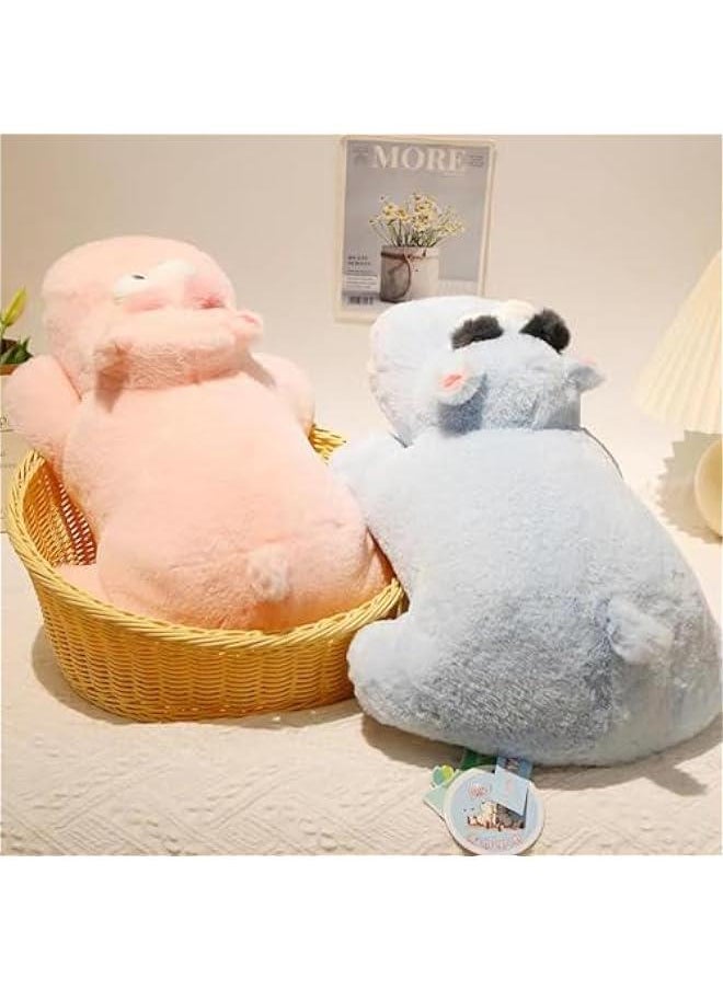 Cute Plushie, Stuffed Doll, Collectible Soft Animal, Hugging Hippo Pillow, Giftable Adorable Desk Decor Plush Toys Unique Hippo Stuffed Animals for Kids, 15.75in