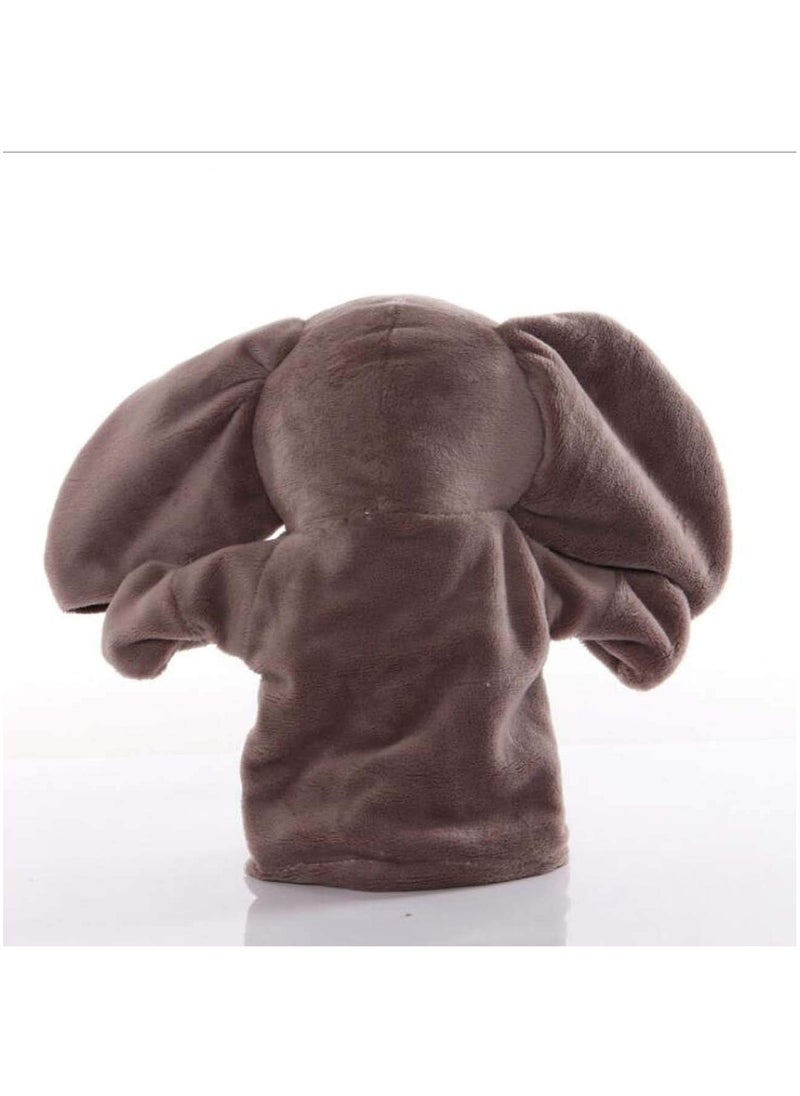 Hand Puppets Plush Animal Toys for Imaginative Pretend Play Stocking Storytelling, Elephant