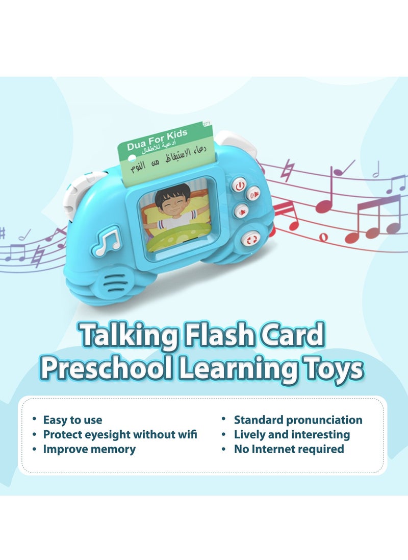 English-Arabic Flash Cards Learning Machine for Toddlers | 198 Cards, 396 Words | Educational Toy for 3-6 Year Old  Speech Therapy, Word Games, Early Education