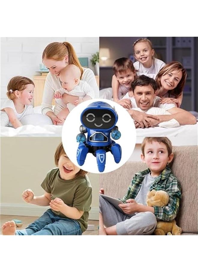 Fine Motor Skills Toy, Safe Interactive Toy, Educational Robot Toy, Kids Friendly Robot Toys, Sturdy Enough Quality and Safety for Years of Play and Collectability, Blue, WUS64UPL3EXX4P7G